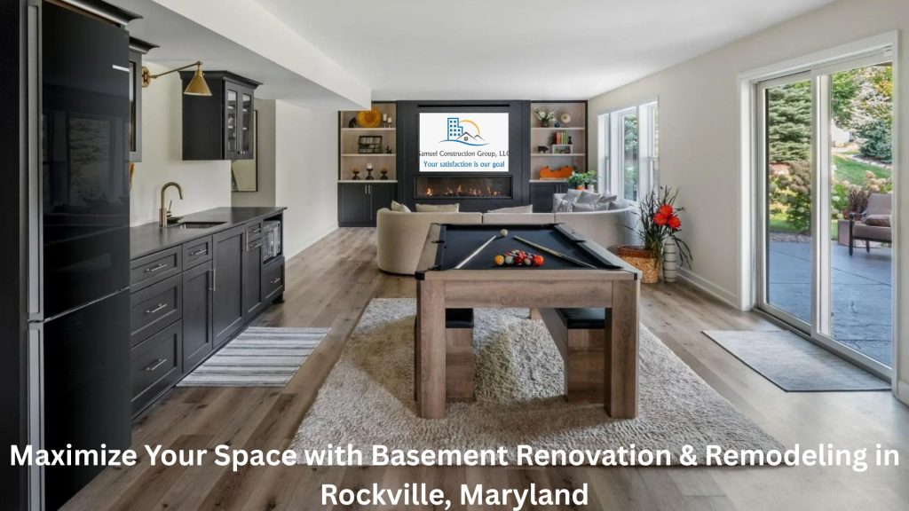 Basement renovation & remodeling Rockville Maryland