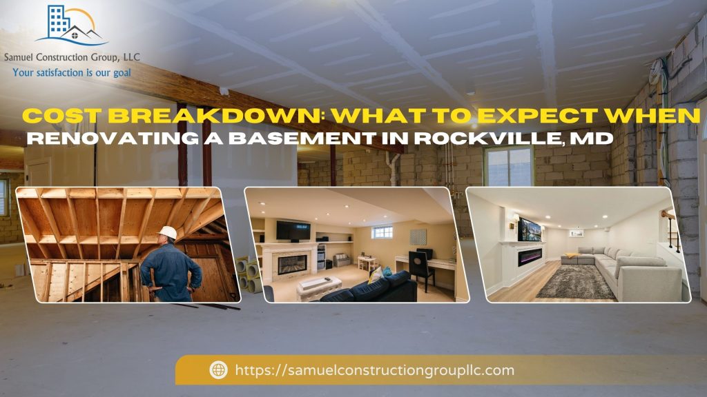 Basement Renovation & Remodeling in Rockville